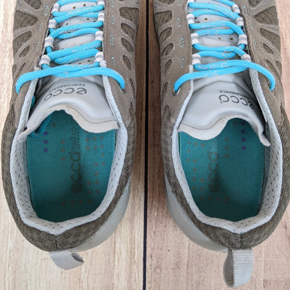 ECCO Biom Train Cross Trainer Shoes EU 36 (US 5-5.5) Gray/Aqua - Picture 6 of 9